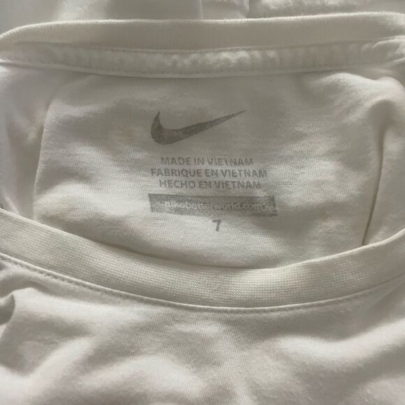 Nike boys Tye Dye White Blue T-shirt and Jogger outfit Bundle size 7 - Picture 8 of 9